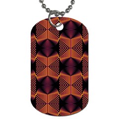 Digital Diamonds Dog Tag (one Side) by Sparkle