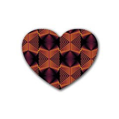 Digital Diamonds Heart Coaster (4 Pack)  by Sparkle