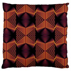 Digital Diamonds Large Cushion Case (one Side) by Sparkle