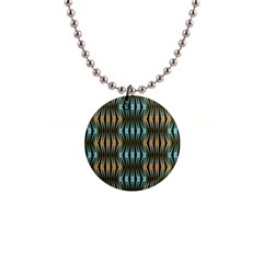 Digital Springs 1  Button Necklace by Sparkle