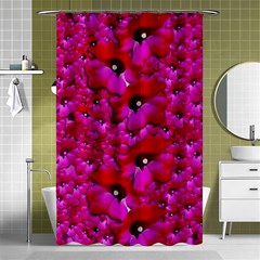 Flowers Grow And Peace Also For Humankind Shower Curtain 48  X 72  (small)  by pepitasart