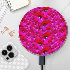 Flowers Grow And Peace Also For Humankind Wireless Charger by pepitasart