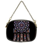 Chartres-cathedral-notre-dame-de-paris-amiens-cath-stained-glass Chain Purse (Two Sides) Front