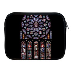 Chartres-cathedral-notre-dame-de-paris-amiens-cath-stained-glass Apple Ipad 2/3/4 Zipper Cases by Sudhe