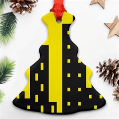 Skyline-city-building-sunset Ornament (christmas Tree)  by Sudhe