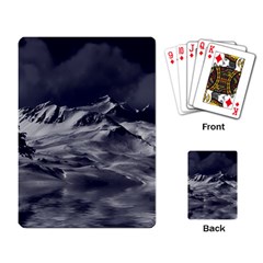 Mountain-snow-night-cold-winter Playing Cards Single Design (rectangle) by Sudhe