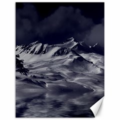 Mountain-snow-night-cold-winter Canvas 12  X 16  by Sudhe