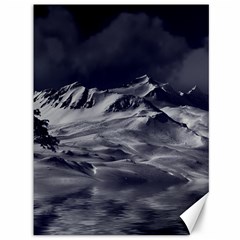 Mountain-snow-night-cold-winter Canvas 36  X 48  by Sudhe