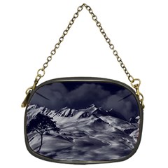 Mountain-snow-night-cold-winter Chain Purse (one Side) by Sudhe