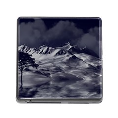 Mountain-snow-night-cold-winter Memory Card Reader (square 5 Slot) by Sudhe