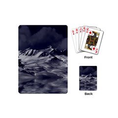 Mountain-snow-night-cold-winter Playing Cards Single Design (mini) by Sudhe