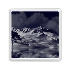 Mountain-snow-night-cold-winter Memory Card Reader (square) by Sudhe