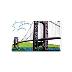 Bridge-vintage-clip-art-color Magnet (name Card) by Sudhe