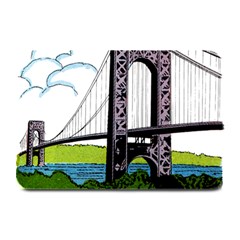 Bridge-vintage-clip-art-color Plate Mats by Sudhe