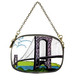 Bridge-vintage-clip-art-color Chain Purse (two Sides) by Sudhe