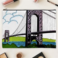 Bridge-vintage-clip-art-color Cosmetic Bag (xxxl)