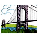 Bridge-vintage-clip-art-color Double Sided Flano Blanket (Medium)  60 x50  Blanket Front