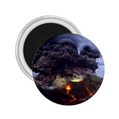 Landscape-volcano-eruption-lava 2 25  Magnets by Sudhe