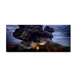 Landscape-volcano-eruption-lava Hand Towel Front