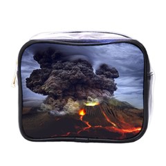 Landscape-volcano-eruption-lava Mini Toiletries Bag (one Side) by Sudhe