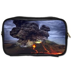 Landscape-volcano-eruption-lava Toiletries Bag (one Side) by Sudhe