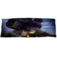 Landscape-volcano-eruption-lava Body Pillow Case (dakimakura) by Sudhe