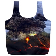 Landscape-volcano-eruption-lava Full Print Recycle Bag (xxl) by Sudhe