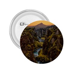 Landscape-cannon-river-mountain 2.25  Buttons