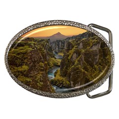 Landscape-cannon-river-mountain Belt Buckles