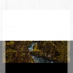 Landscape-cannon-river-mountain Rectangular Jigsaw Puzzl