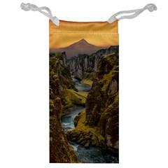 Landscape-cannon-river-mountain Jewelry Bag