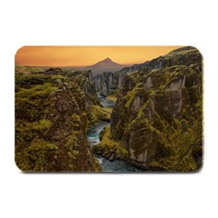 Landscape-cannon-river-mountain Plate Mats