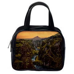 Landscape-cannon-river-mountain Classic Handbag (One Side)