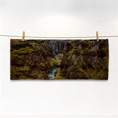 Landscape-cannon-river-mountain Hand Towel