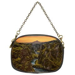 Landscape-cannon-river-mountain Chain Purse (two Sides) by Sudhe