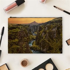 Landscape-cannon-river-mountain Cosmetic Bag (Large)