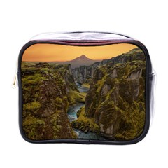 Landscape-cannon-river-mountain Mini Toiletries Bag (One Side)