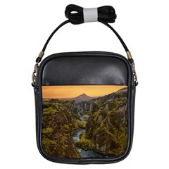 Landscape-cannon-river-mountain Girls Sling Bag