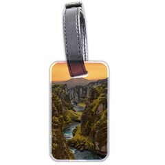 Landscape-cannon-river-mountain Luggage Tag (two sides)