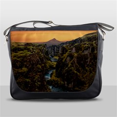 Landscape-cannon-river-mountain Messenger Bag