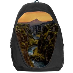 Landscape-cannon-river-mountain Backpack Bag