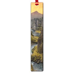 Landscape-cannon-river-mountain Large Book Marks by Sudhe