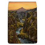 Landscape-cannon-river-mountain Removable Flap Cover (L) Front