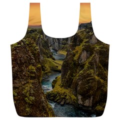 Landscape-cannon-river-mountain Full Print Recycle Bag (XL)