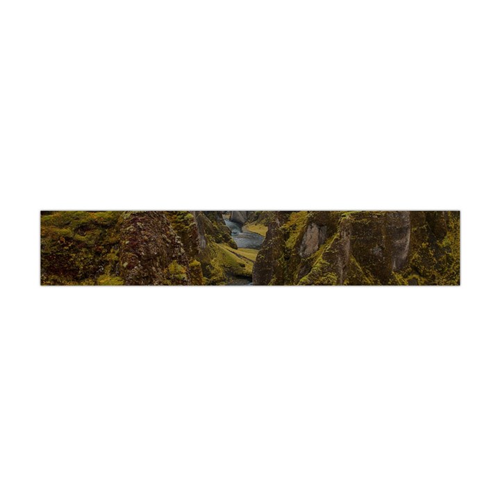 Landscape-cannon-river-mountain Flano Scarf (Mini)