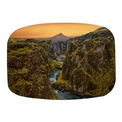 Landscape-cannon-river-mountain Mini Square Pill Box