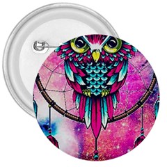 Owl Dreamcatcher 3  Buttons by Sudhe