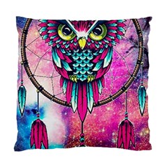 Owl Dreamcatcher Standard Cushion Case (two Sides) by Sudhe