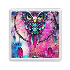 Owl Dreamcatcher Memory Card Reader (square) by Sudhe