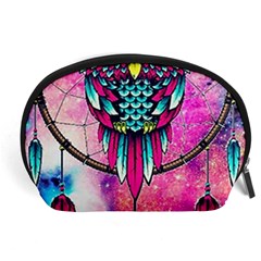 Owl Dreamcatcher Accessory Pouch (large) by Sudhe